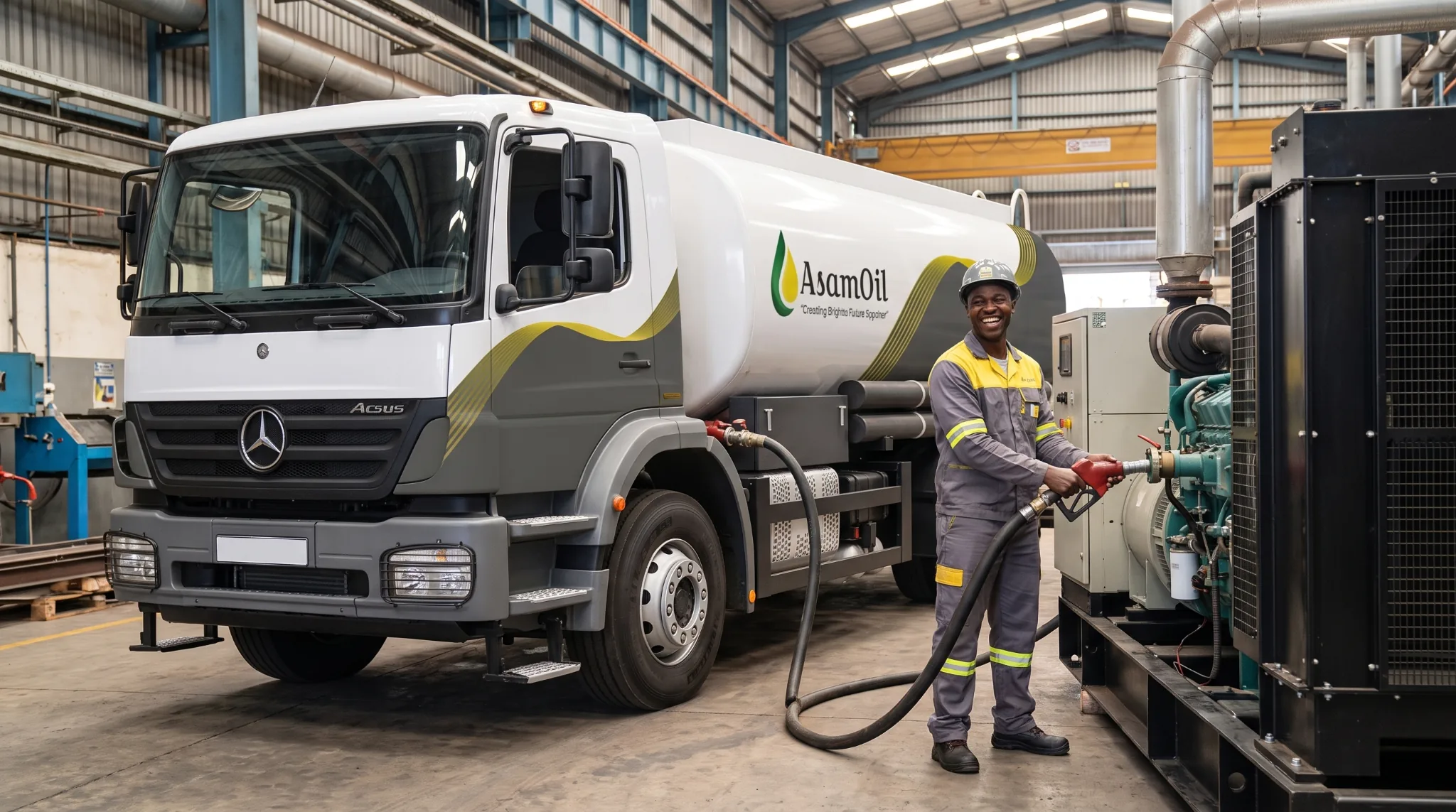 On-site fuel delivery supporting industrial operations